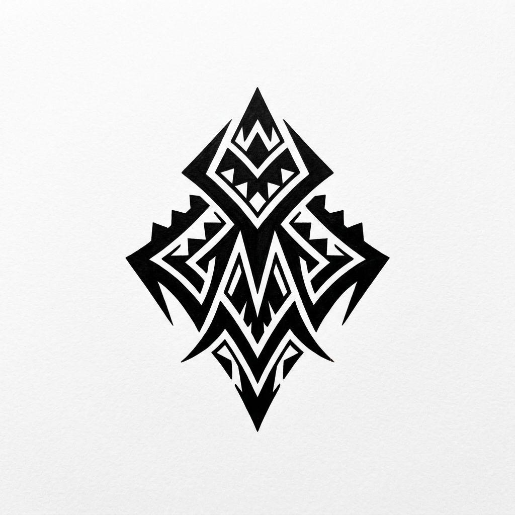 idée tatouage discret homme petit tribal moderne