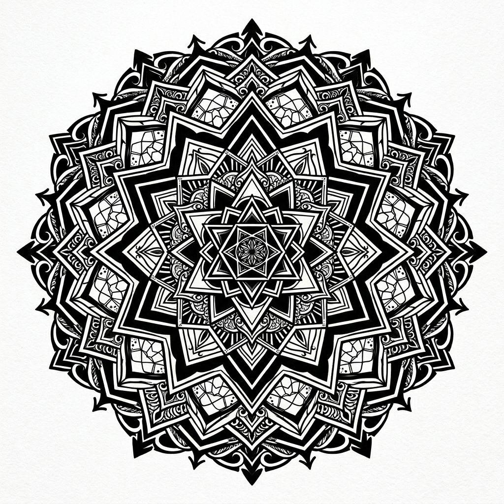 idée tatouage emplacement épaule blackwork ronde