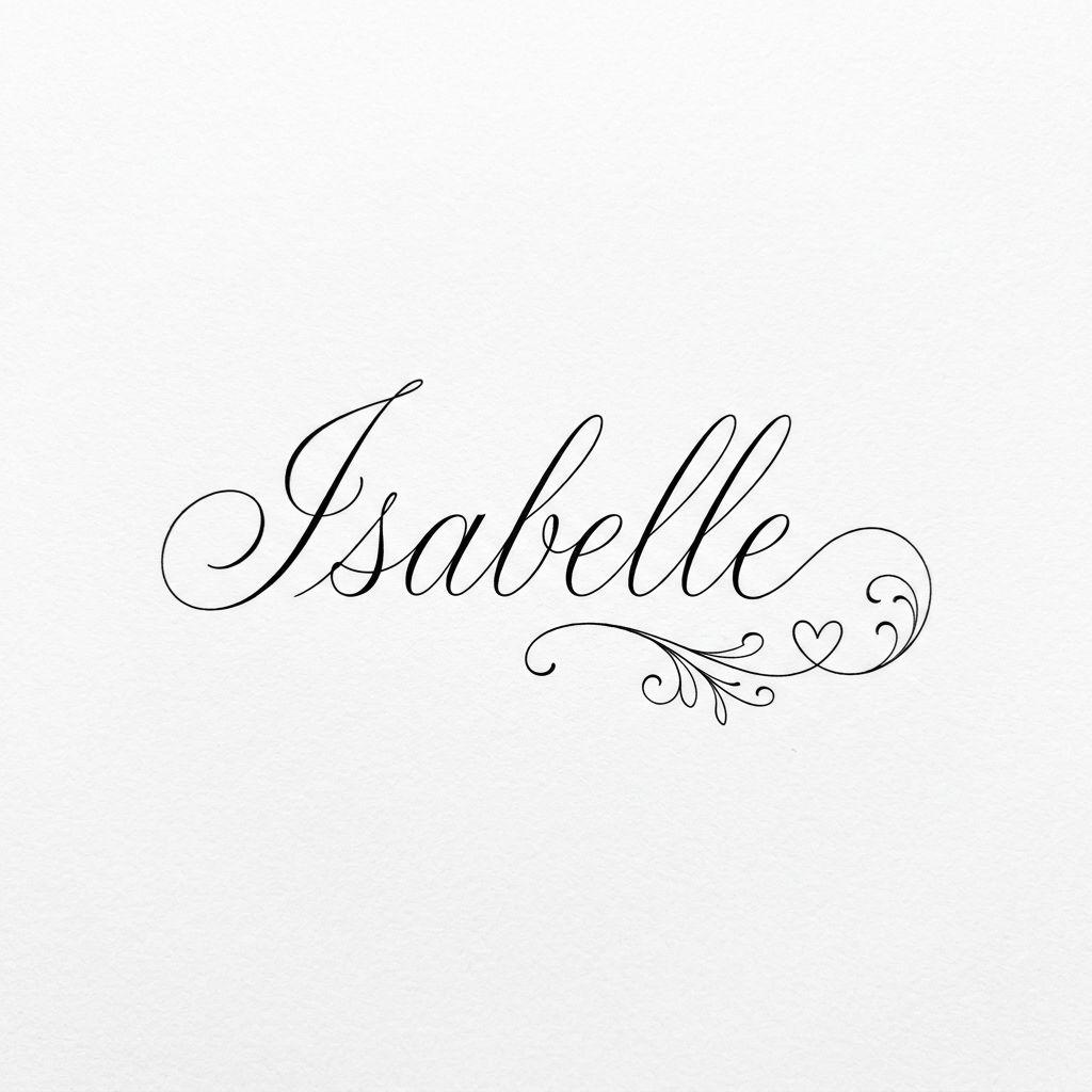 idée tatouage prénom prénom fine line cursive