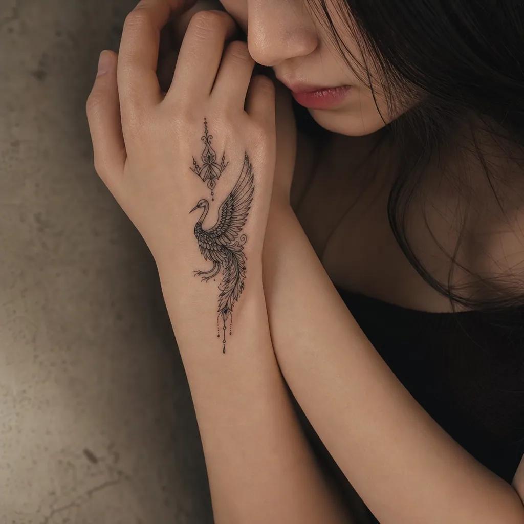 idée tatouage meilleure amie crane couronne ornemental