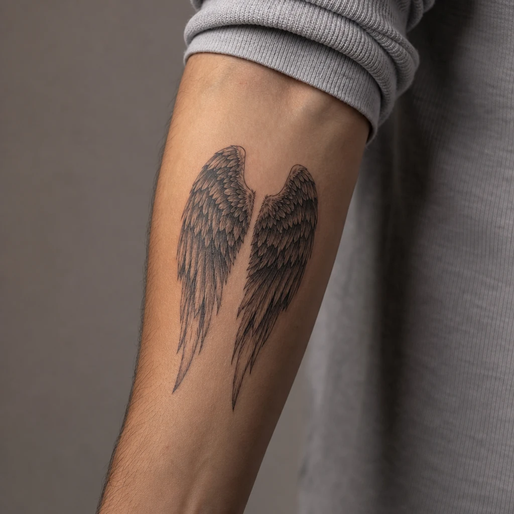 Ailes seules dans le dos