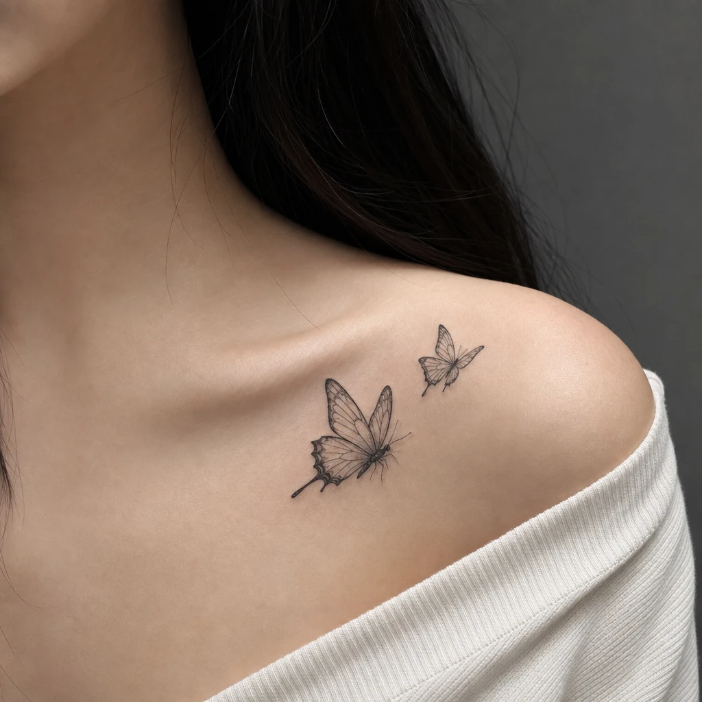Papillons asymetriques