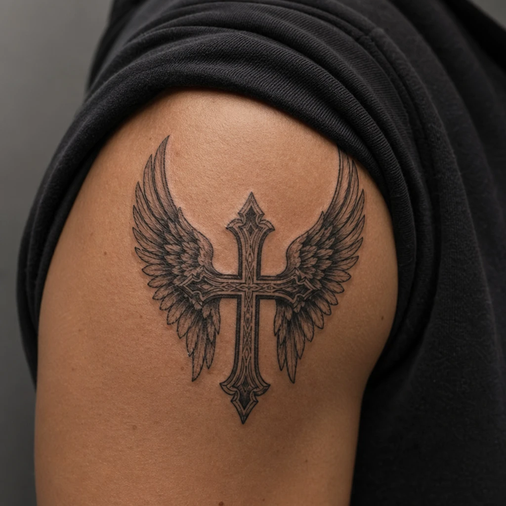 Croix ailes d ange