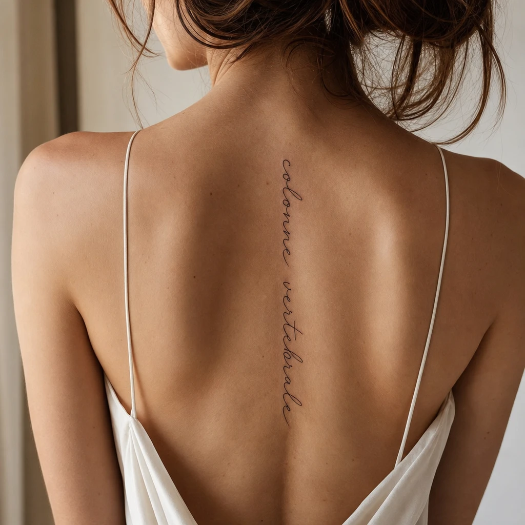 Phrase colonne vertebrale