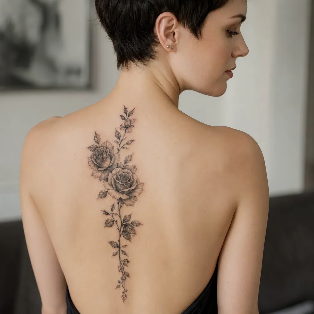 Roses florales descendantes