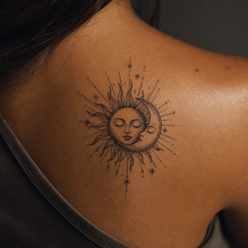 Soleil et lune symboliques
