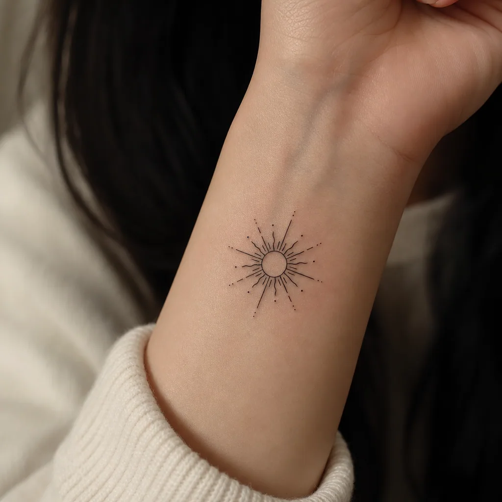 Soleil symbolique epure