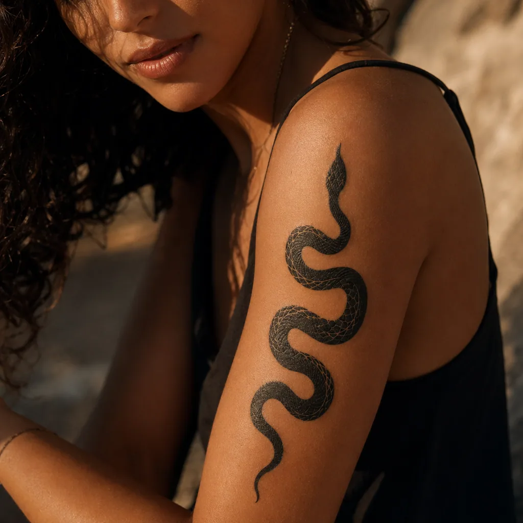 Serpent blackwork
