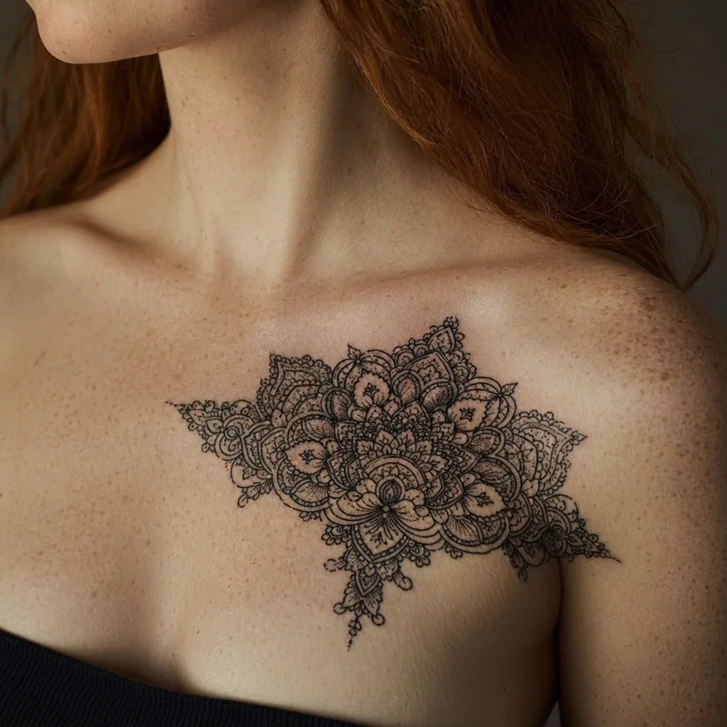 Mandala lace ornemental