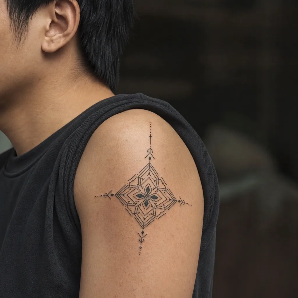 Flash geometrique structure