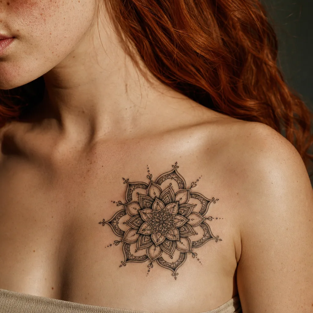 Mandala floral ornemental