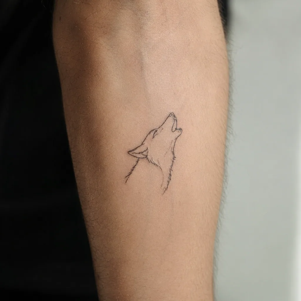Loup minimaliste