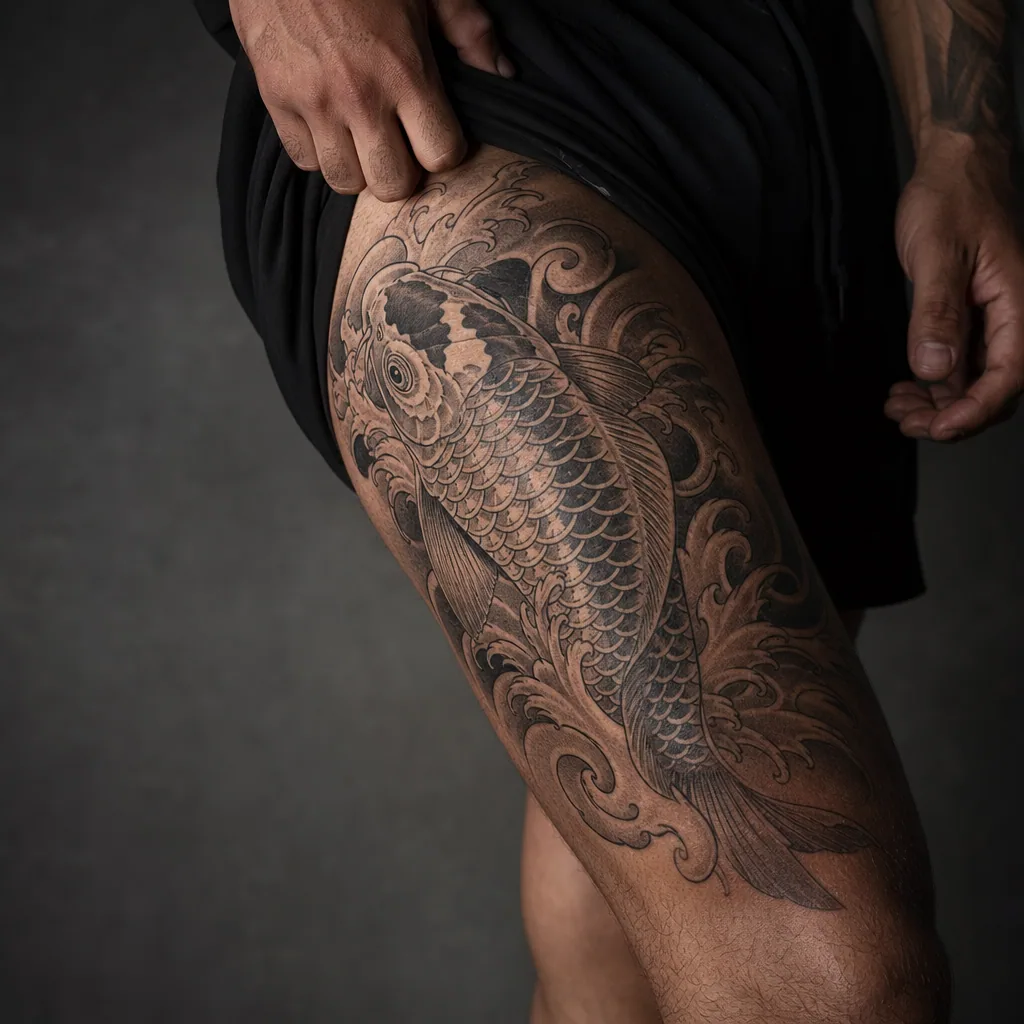 Manche koi irezumi