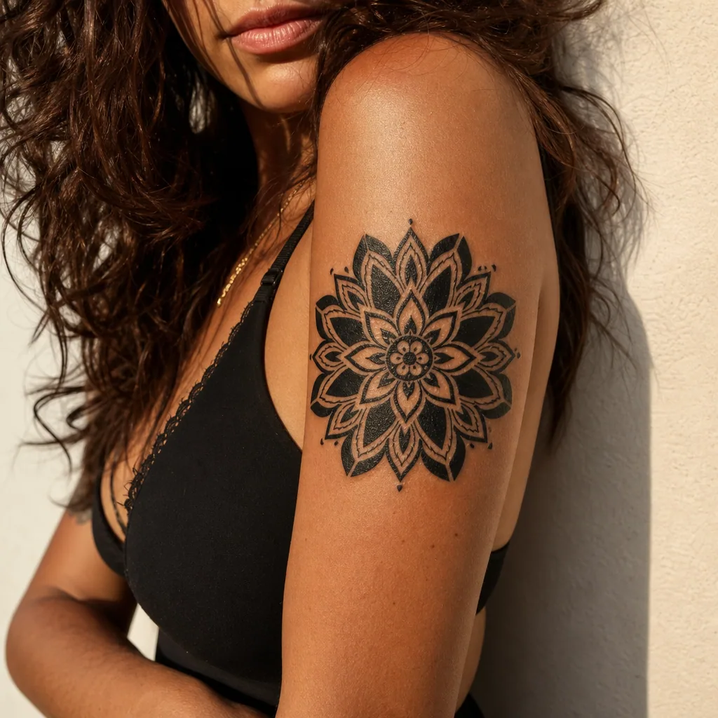 Mandala blackwork