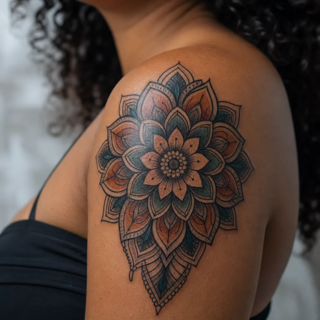 Mandala néo-traditionnel