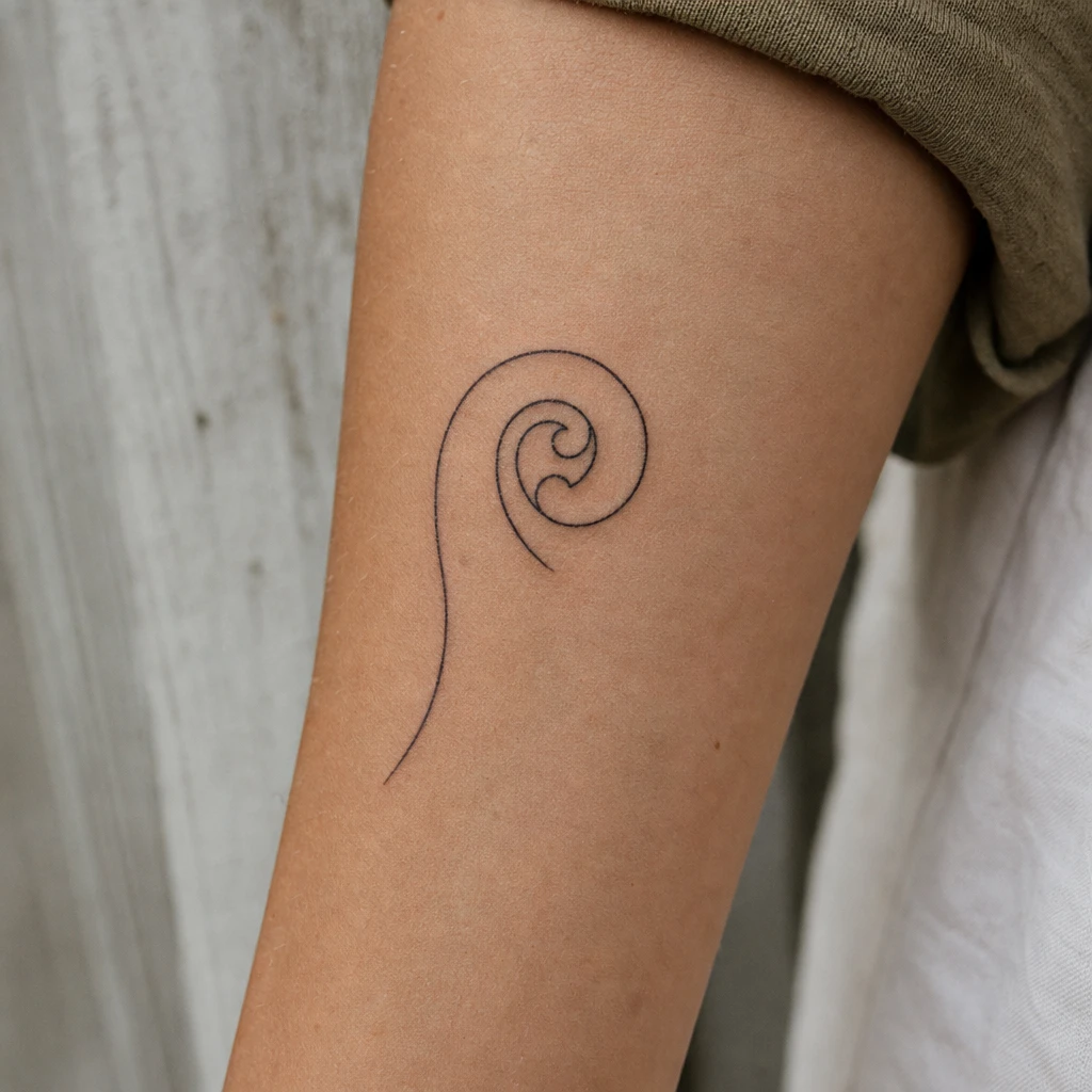 Maori tattoo on real skin