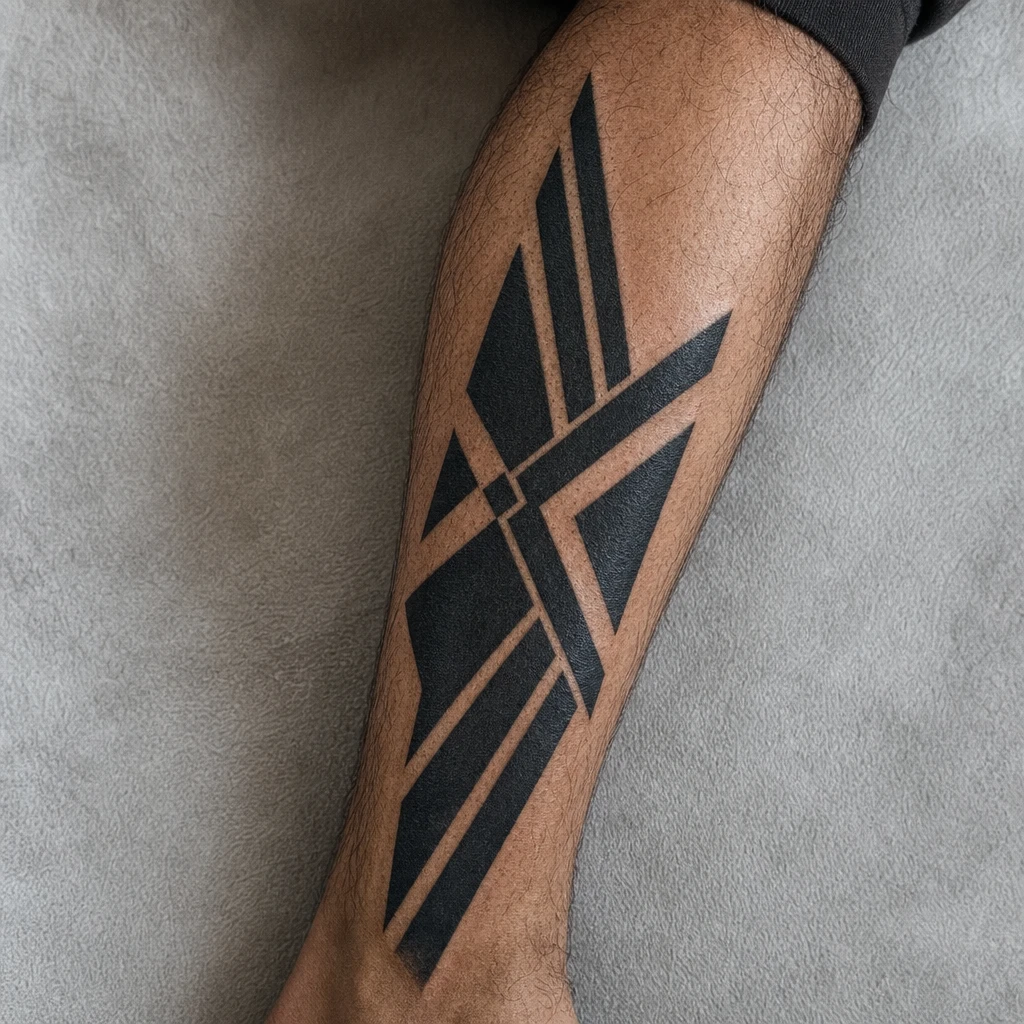 Blackwork geometrique