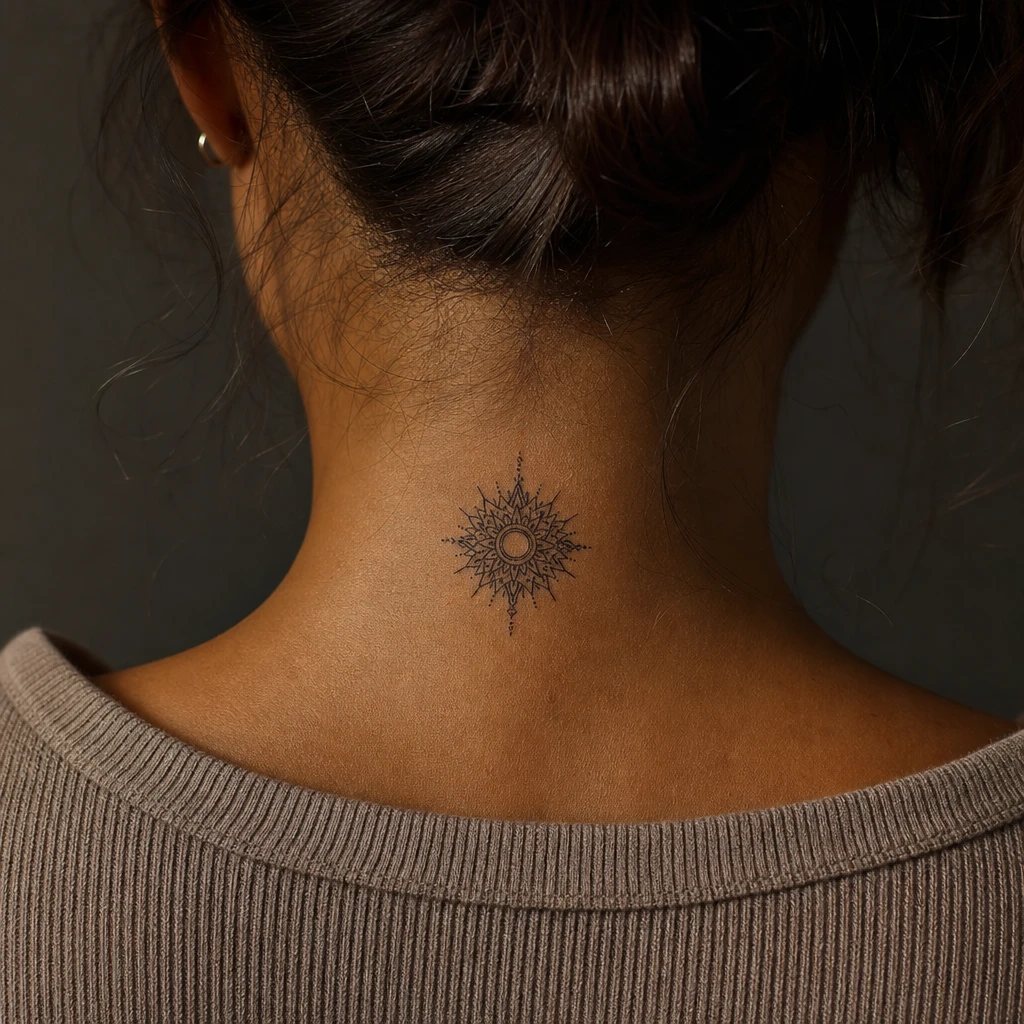 Mandala solaire miniature