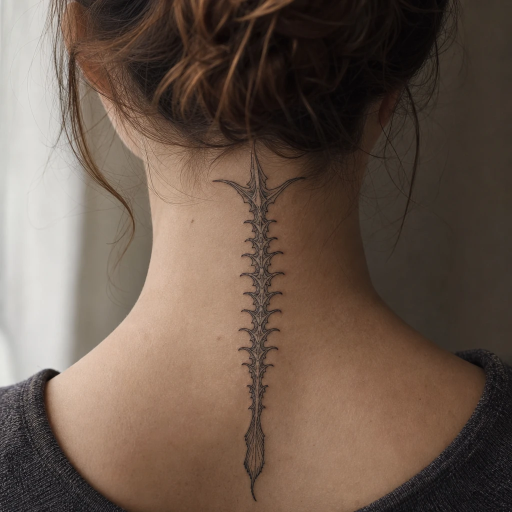Serpent fin vertebral