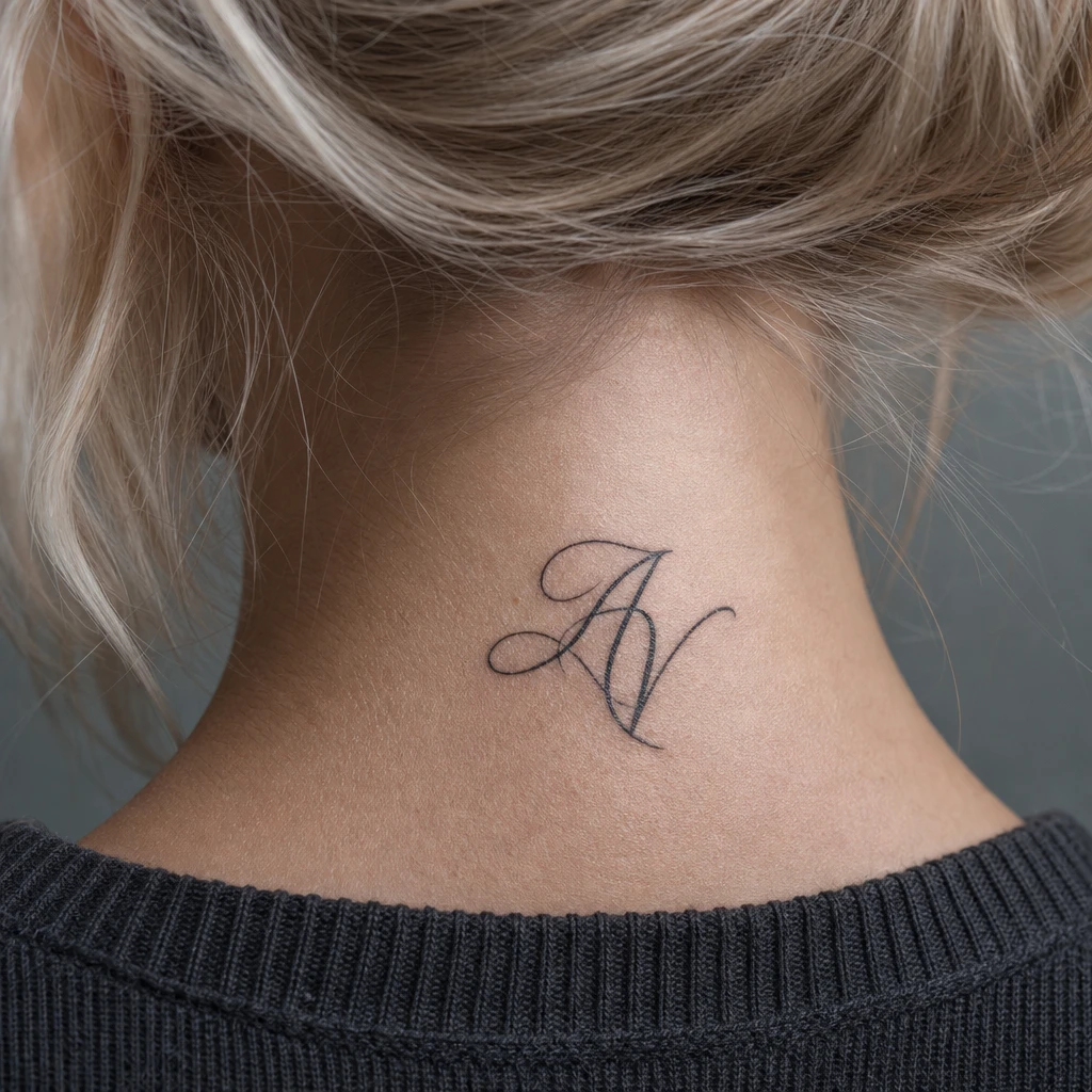 Initiale calligraphiee