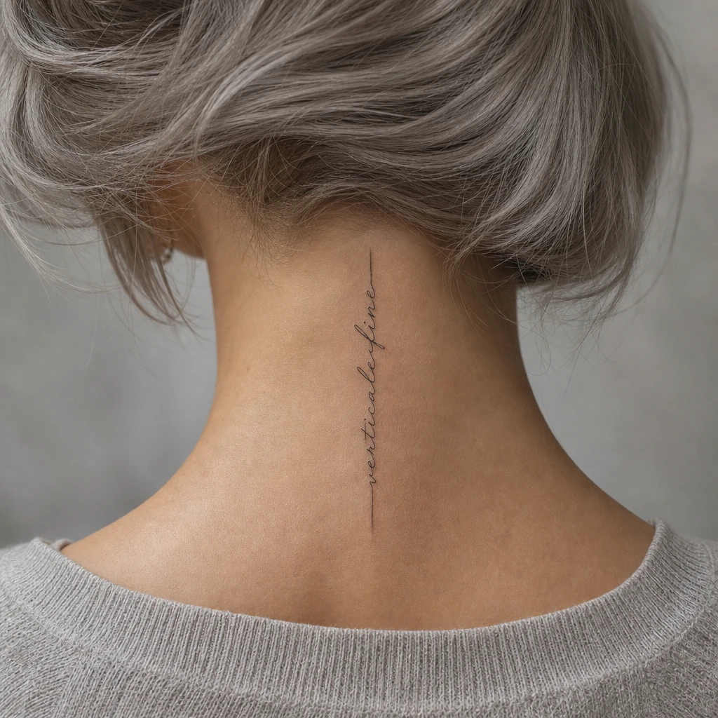 Phrase verticale fine