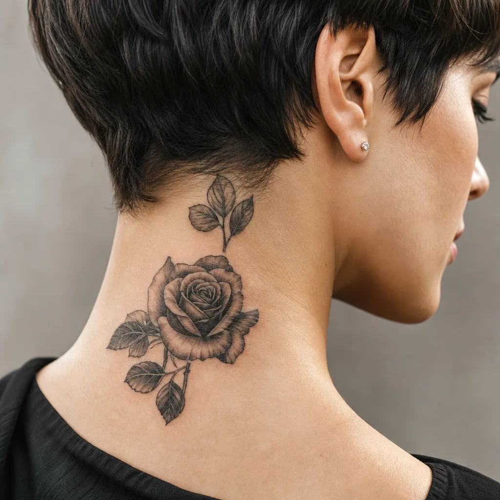 Rose réaliste