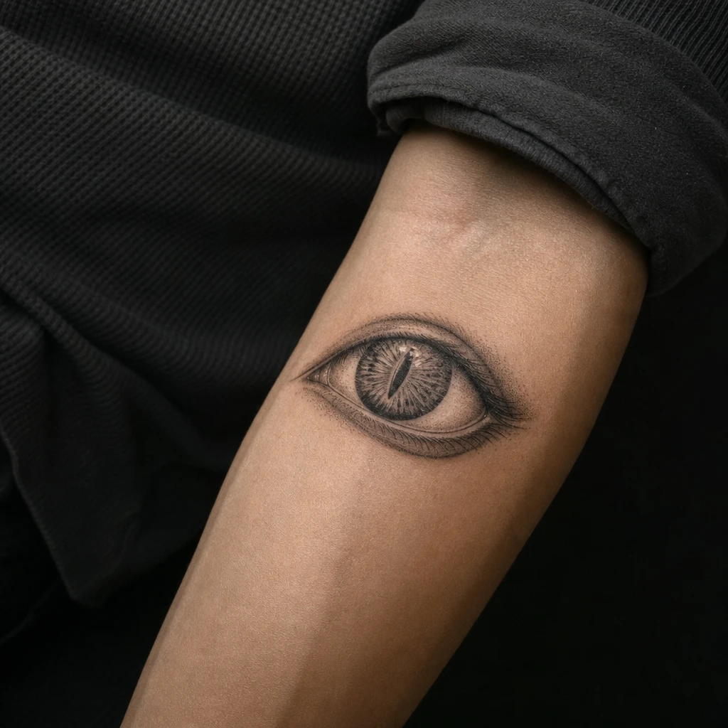 Oeil de chat percant