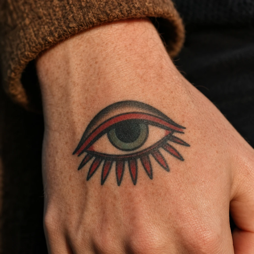 Oeil old school flash