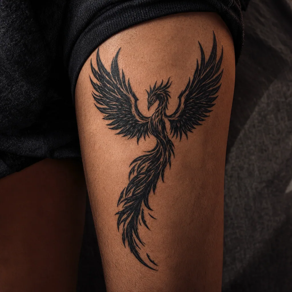 Phenix blackwork ailes
