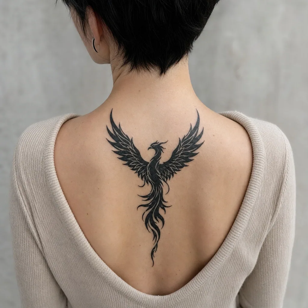 Phenix blackwork ailes