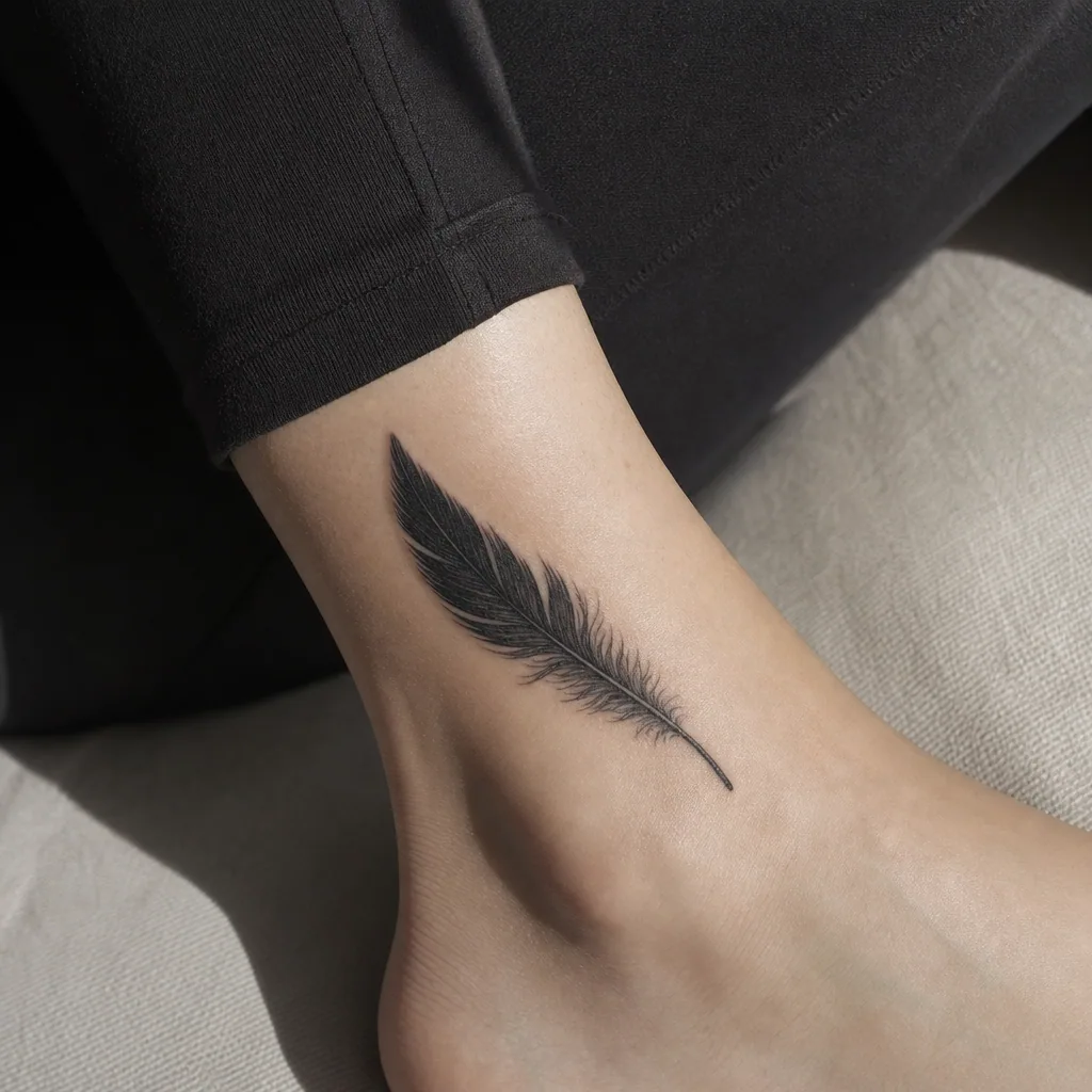 Plume blackwork dense