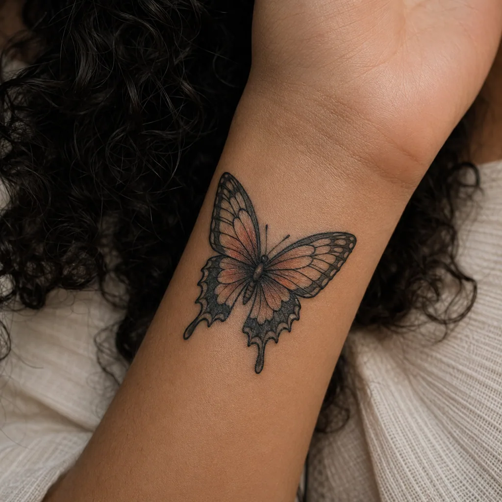 Papillon neo-traditionnel