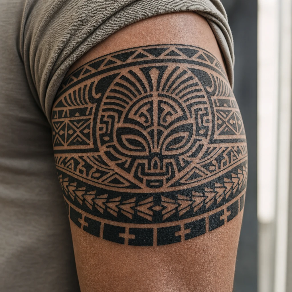 Manchette polynesienne complete