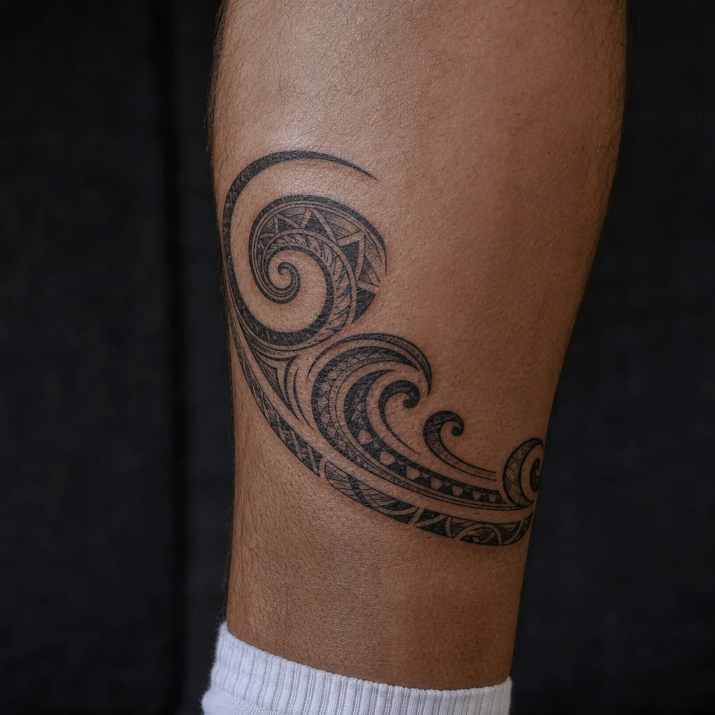 Spirales koru et vagues