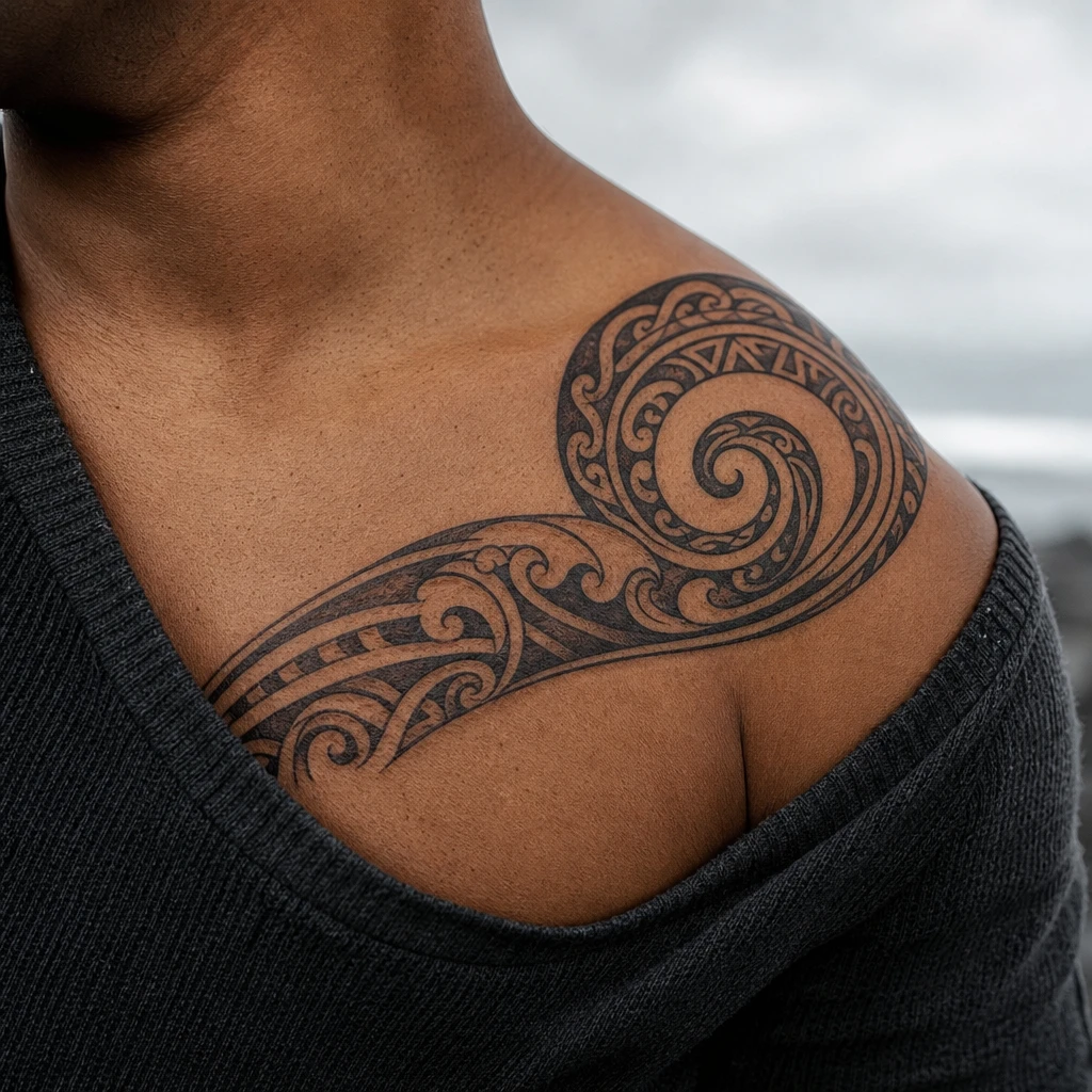 Spirales koru et vagues