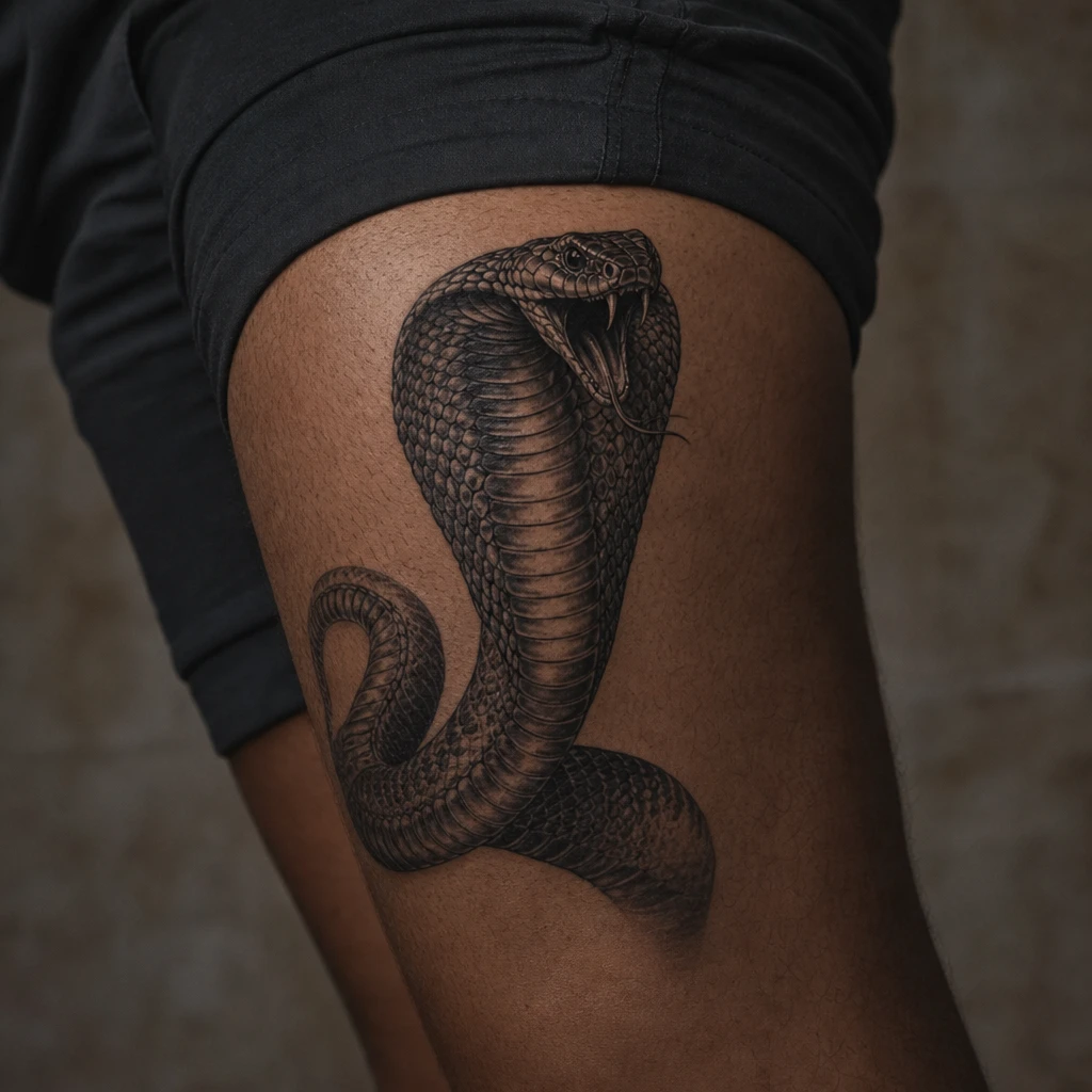 Cobra realiste menace