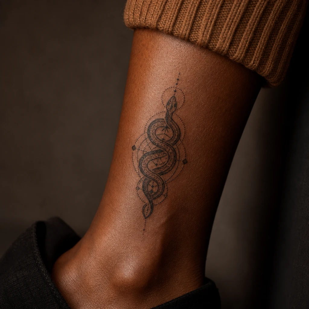 Serpent geometrique sacre