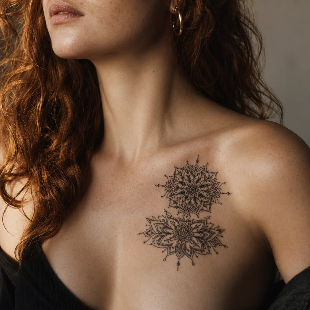 Mandalas soeurs ornemental
