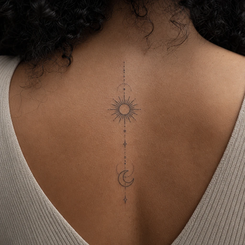 Duo fine line minimaliste