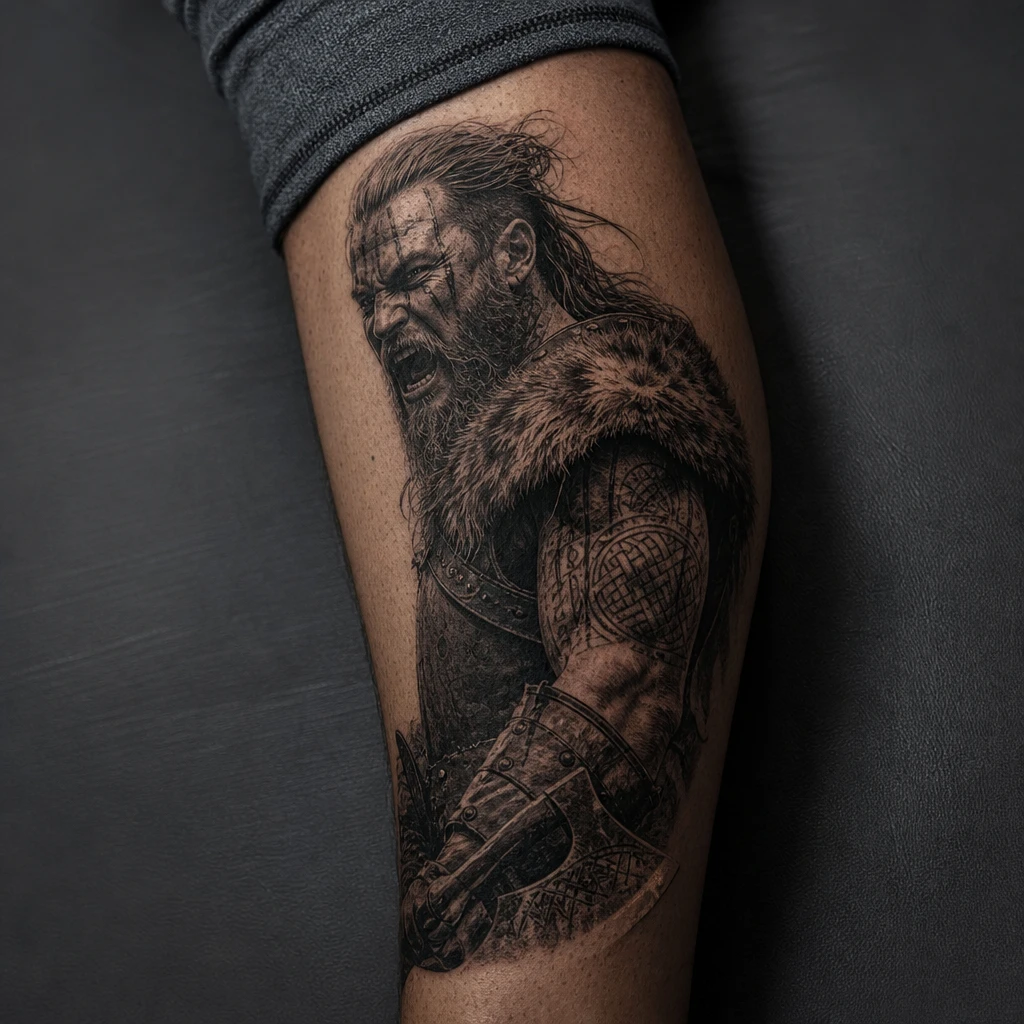 Guerrier berserker realiste