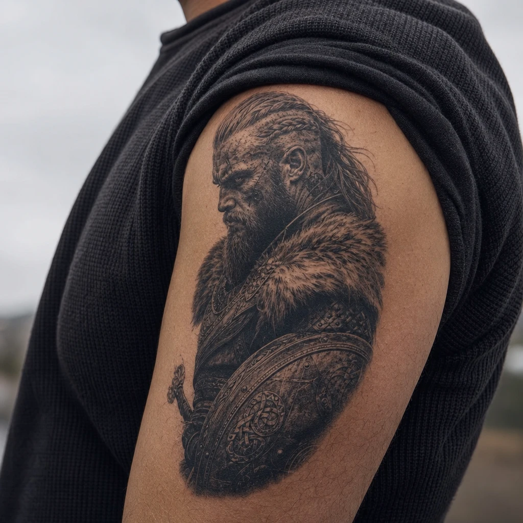 Guerrier berserker realiste